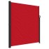 Toldo lateral retráctil rojo 220x500