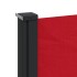 Toldo lateral retráctil rojo 220x500