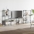 Mueble de TV madera de ingeniería gris Sonoma 206,5x28,5x95