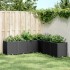 Jardinera PP negro 160x160x53