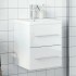 Mueble de baño con lavabo integrado blanco