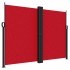 Toldo lateral retráctil rojo 180x1200