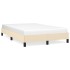 Estructura de cama tela crema 120x190