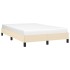 Estructura de cama tela crema 120x190