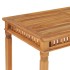 Mesa de comedor de jardín madera maciza de teca 120x65x80