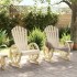 Sillones de jardín Adirondack 2 uds madera maciza de