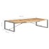 Mesa de centro de madera de mango rugosa 180x90x40