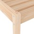 Tumbonas con mesa 2 uds madera maciza de