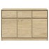 Aparador SAUDA madera maciza pino color roble 114x43x75,5