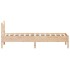 Estructura de cama madera maciza de pino 90x200