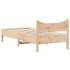 Estructura de cama madera maciza de pino 90x200