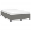 Estructura de cama tela gris oscuro 120x190 cm