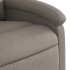 Sillón reclinable de masaje eléctrico tela gris