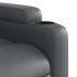 Sillón reclinable eléctrico de cuero sintético