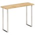 Mesa consola con borde natural madera mango maciza 105x33x76