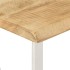 Mesa consola con borde natural madera mango maciza 105x33x76