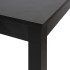 Mesa alta de bar MDF negra 55x55x107