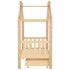 Estructura de cama infantil con cajón madera de pino 70x140