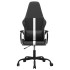 Silla gaming cuero sintético negro y