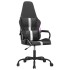 Silla gaming cuero sintético negro y