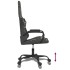 Silla gaming cuero sintético negro y