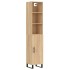 Aparador de madera contrachapada roble Sonoma 34,5x34x180