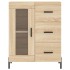 Aparador alto madera contrachapada color roble 69,5x34x180