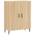 Aparador alto madera contrachapada color roble 69,5x34x180