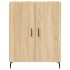 Aparador alto madera contrachapada color roble 69,5x34x180