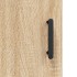 Aparador alto madera contrachapada color roble 69,5x34x180