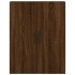Aparador alto madera contrachapada marrón roble 69,5x34x180