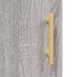 Aparador alto madera contrachapada gris sonoma 69,5x34x180