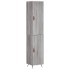 Aparador alto madera contrachapada gris Sonoma 34,5x34x180