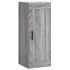 Aparador alto madera contrachapada gris Sonoma 34,5x34x180