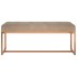 Banco de terciopelo beige 110x36x45