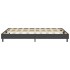 Estructura de cama Box Spring tela gris 160x200