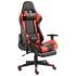 Silla gaming giratoria con reposapiés PVC