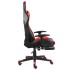 Silla gaming giratoria con reposapiés PVC