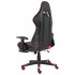 Silla gaming giratoria con reposapiés PVC