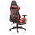 Silla gaming giratoria con reposapiés PVC