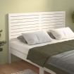 Cabecero de cama madera maciza de pino blanco 186x4x100 cm