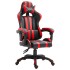 Silla de gaming de cuero sintético