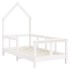 Estructura de cama para niños madera de pino blanco 70x140