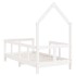 Estructura de cama para niños madera de pino blanco 70x140