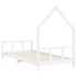 Estructura de cama para niños madera de pino blanco 90x200