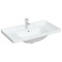 Lavabo de baño rectangular cerámica blanco 91,5x48x23