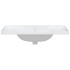 Lavabo de baño rectangular cerámica blanco 91,5x48x23