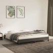 Estructura de cama de terciopelo gris oscuro 180x200 cm