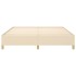 Estructura de cama tela color crema 180x200