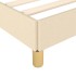 Estructura de cama tela color crema 180x200